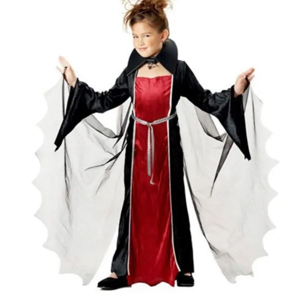 California Costumes child vampire girl costume Halloween 8-10 M